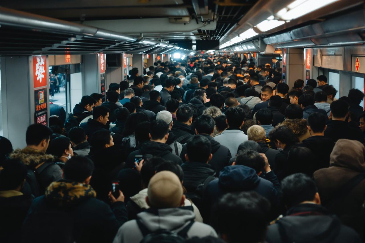 某城市地铁乘客因让座问题引发肢体冲突,警方介入调查 - 大瓜网 某城市地铁乘客因让座问题冲突的社会新闻配图